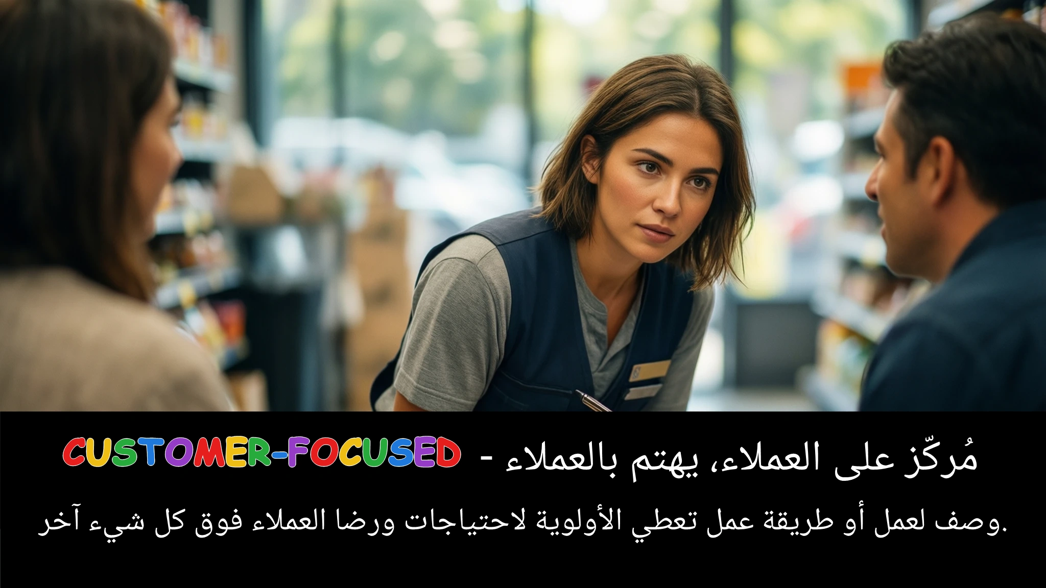 Arabic Illustration for customer-focused